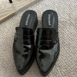 Jeffrey Campbell Glossy Black Men's Slip-On Loafers
